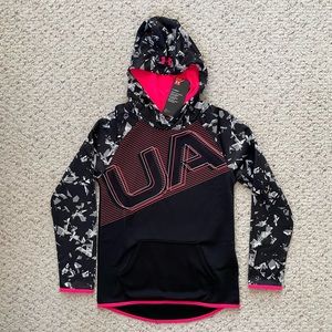 Under Armour Hoodie Jacket - Girls Med NWT